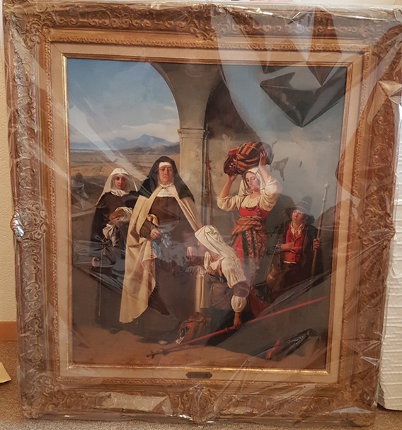 Leopold Robert, huile sur toile Leopold Robert, huile sur toile